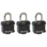 MASTER LOCK CANDADO DE ACERO LAMINADO CUBERTO 1-9/16" (40 MM) (3 PCS)