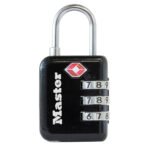MASTER LOCK CANDADO PARA EQUIPAJE TSA 1-3/16" (30mm) NEGRO