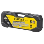 JUEGO CUBOS STANLEY 15 PIEZAS CHICHARRA/PALOTE/EXTENCION Y 11 CUBOS DE 1/2 CON MALETIN