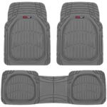 MOTOR TREND ALFOMBRA DE GOMA GRIS (3PCS)