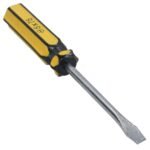 DESTORNILLADOR PLANO CON MANGO CUADRADO 1/4 X 6"