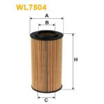 WIX FILTRO ACEITE (HU 719/6 X) AUDI/SEAT/SKODA/VW: (06D115466) (06D115562) (06D198405)